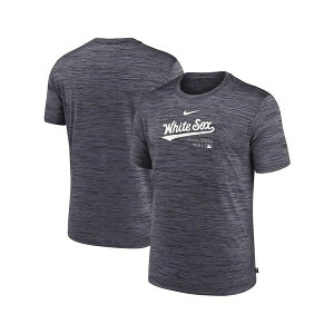 �i�C�L �����Y �V���c �g�b�v�X Men's Charcoal Chicago White Sox Authentic Collection Velocity Performance Practice T-Shirt Charcoal