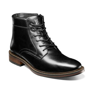 t[VC Y u[c V[Y Men's Forge Plain Toe Lace Up Boot Black