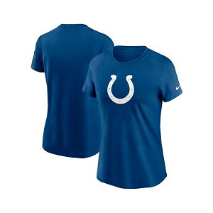 iCL fB[X TVc gbvX Women's Royal Indianapolis Colts Primary Logo T-Shirt Royal