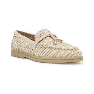 ANC fB[X Xb|E[t@[ V[Y Women's Sadrine Slip Linen Loafers Beige