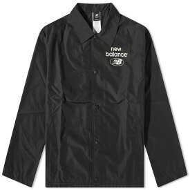ニューバランス メンズ ジャケット＆ブルゾン アウター New Balance NB Essentials Coaches Jacket Black
