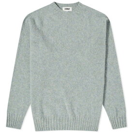 ワイエムシー メンズ ニット&セーター アウター YMC Suedehead Crew Neck Knit Green