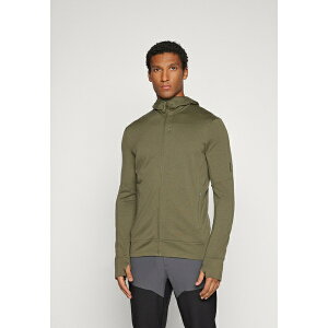 ACXu[J[ Y oXPbg{[ X|[c MEN QUANTUM ZIP HOODIE - Zip-up sweatshirt - olive