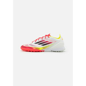 AfB_X Y T_ V[Y F50 PRO TURF - Astro turf trainers - footwear white/core black/solar yellow