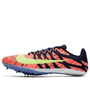 Nike �i�C�L �����Y �X�j�[�J�[ �yNike Air Zoom Rival S 9 Spikes 'Paint Splatter Bright Mango Zitron' 907564-801�z �T�C�Y US_10.5(28.5cm)