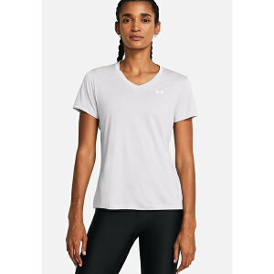 A_[A[}[ fB[X ejX X|[c TECH TWIST - Basic T-shirt - halo gray white