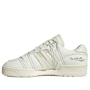 adidas �A�f�B�_�X �����Y �X�j�[�J�[ �yadidas Rivalry Low 'White Grey' FZ6550�z �T�C�Y US_M_4