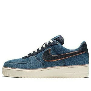 Nike �i�C�L �����Y �X�j�[�J�[ �G�A�t�H�[�X �yNike x 3x1 Air Force 1 Low Premium 'Stonewash Blue' 905345-403�z �T�C�Y US_8.5(26.5cm)