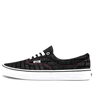 Vans �o���Y �����Y �X�j�[�J�[ �X�P�[�g�{�[�h �yVans Era Low Tops Casual Skateboarding Shoes Unisex Black Alphabet VN0A4U39X00�z �T�C�Y US_M_4.5