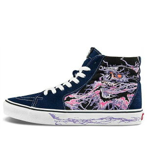 Vans oY Y Xj[J[ yVans Unisex SK8-Hi Sneakers Printing Black/Purple VN0A5KRH96Cz TCY US_M_4