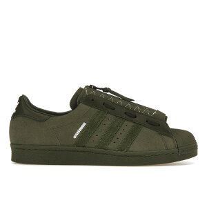 adidas AfB_X Y Xj[J[ yadidas Superstar 80s Neighborhood Olivez TCY US_11(29.0cm) Dark Green/Green/White