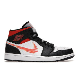 Jordan W[_ Y Xj[J[ yJordan 1 Mid Zig Zag Swooshz TCY US_9.5(27.5cm) White/Team Orange/Black/Total Orange