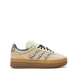 �A�f�B�_�X ���f�B�[�X �X�j�[�J�[ �V���[�Y Gazelle bold cream leopard sneakers Neutrals