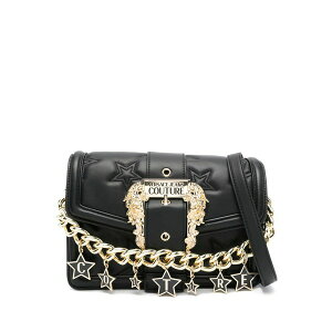 �x���T�[�` ���f�B�[�X �g�[�g�o�b�O �o�b�O Logo-plaque embellished crossbody bag Black