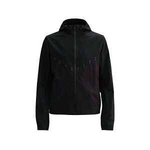 �i�C�L ���f�B�[�X �W���P�b�g���u���]�� �A�E�^�[ Aeroswift aerogami panelled hooded jacket Black
