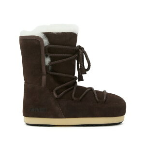 ���[���u�[�c ���f�B�[�X �u�[�c �V���[�Y Evx lace-up shearling boots Brown