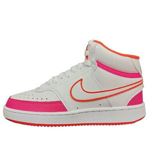 Nike iCL fB[X Xj[J[ White/Pink y(WMNS) Nike Court Vision Mid Shoes For White/Pink DD8494-181z TCY US_8.5(25.5cm)