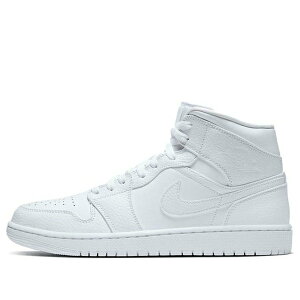 Jordan �W���[�_�� �����Y �X�j�[�J�[ �yAir Jordan 1 Mid 'Triple White 2020' 554724-130�z �T�C�Y US_8.5(26.5cm)