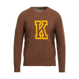 【送料無料】 ラニフィチオ パブリコ メンズ ニット&セーター アウター Sweaters Brown