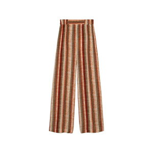 ������ ���f�B�[�X �J�W���A���p���c �{�g���X Baccarat printed palazzo pants Orange