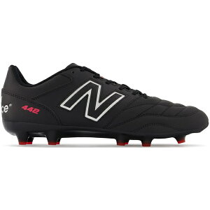 New Balance �j���[�o�����X �����Y �X�j�[�J�[ �yNew Balance 442 v2 Team FG Black White�z �T�C�Y US_8(26.0cm) Black/White
