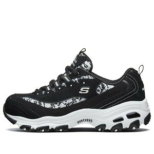 Skechers �X�P�b�`���[�Y ���f�B�[�X �X�j�[�J�[ �y(WMNS) Skechers D'Lites 1.0 Running Shoes Black/White 99999825-BLK�z �T�C�Y US_5(22.0cm)