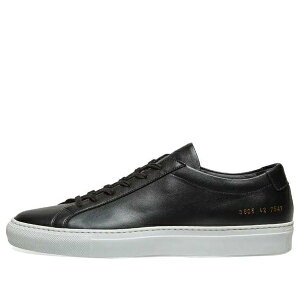 Common Projects �R�����E�v���W�F�N�c ���f�B�[�X �X�j�[�J�[ �y(WMNS) Common Projects Achilles Low 'Black White Sole' 3805-7547�z �T�C�Y US_7(24.0cm)