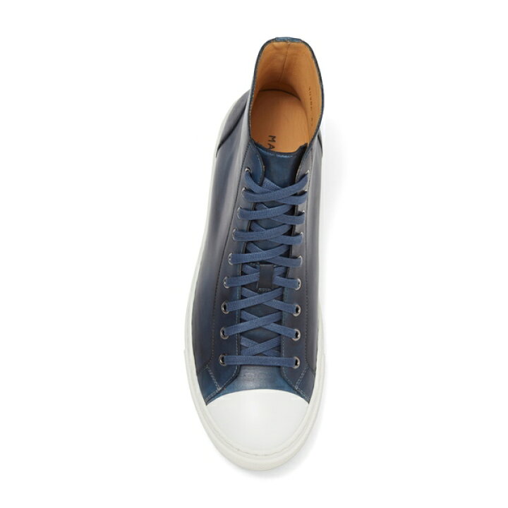 楽天市場】マグナーニ メンズ スニーカー シューズ 20986 Leather High Top Sneaker Blue/ White : asty