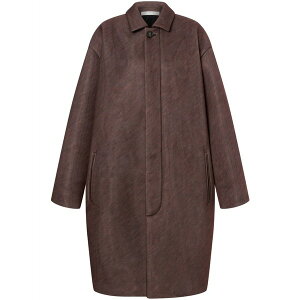 �t�B���\�t�B�[�f�������]�Z���t�B�[�j ���f�B�[�X �R�[�g �A�E�^�[ M??lange-effect long coat Brown
