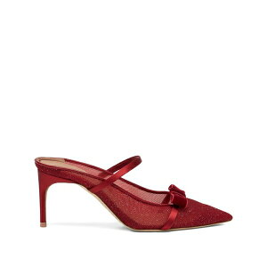 �}���[���X���A�[�Y ���f�B�[�X �T���_�� �V���[�Y 70mm aurora heeled mules Red