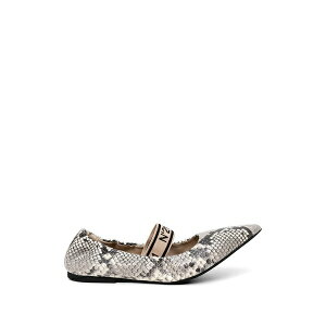 �k���� ���F���g�D�[�m ���f�B�[�X �X�j�[�J�[ �V���[�Y Pointed-toe strap pumps Grey