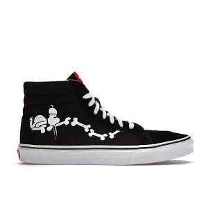 Vans �o���Y �����Y �X�j�[�J�[ �yVans Sk8-Hi Re-Issue Peanuts Snoopy Bones (2017)�z �T�C�Y US_M_13 Snoopy Bones/Black