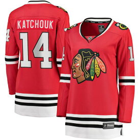【送料無料】 ファナティクス レディース ユニフォーム トップス Boris Katchouk Chicago Blackhawks Fanatics Branded Women's Home Breakaway Player Jersey Red