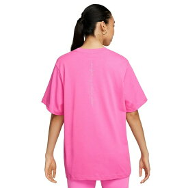 ナイキ レディース Tシャツ トップス Women's Cotton Sportswear Essential T-Shirt Playful Pink