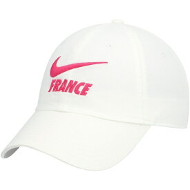 ナイキ レディース 帽子 アクセサリー France National Team Nike Women's Campus Adjustable Hat White
