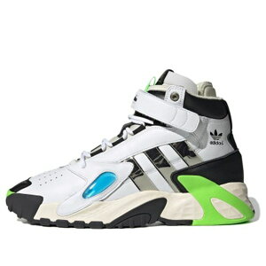 adidas �A�f�B�_�X �����Y �X�j�[�J�[ �yadidas x Sankuanz Streetball Forum 'White Silver Metallic' FY4721�z �T�C�Y US_M_4.5