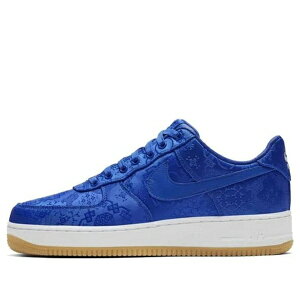 Nike �i�C�L �����Y �X�j�[�J�[ �yNike x CLOT Air Force 1 PRM 'Royal Silk' CJ5290-400�z �T�C�Y US_M_4