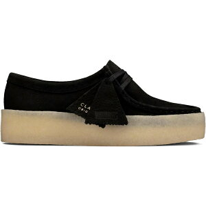 Clarks �N���[�N�X ���f�B�[�X �X�j�[�J�[ �yClarks Originals Wallabee Cup Black Nubuck (Women's)�z �T�C�Y US_8.5(25.5cm) Black