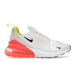 Nike �i�C�L ���f�B�[�X �X�j�[�J�[ �yNike Air Max 270 White Bright Crimson (Women's)�z �T�C�Y US_9.5(26.5cm) White/Bright Crimson/Pink Foam/Black
