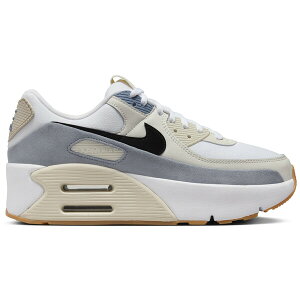 Nike �i�C�L ���f�B�[�X �X�j�[�J�[ �yNike Air Max 90 LV8 White Ashen Slate Light Orewood Brown Black (Women's)�z �T�C�Y US_6(23.0cm) White/Ashen Slate/Light Orewood Brown/Black