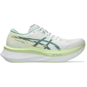 ASICS �A�V�b�N�X ���f�B�[�X �X�j�[�J�[ �yASICS Magic Speed 4 White Celadon (Women's)�z �T�C�Y US_6(23.0cm) White/Celadon