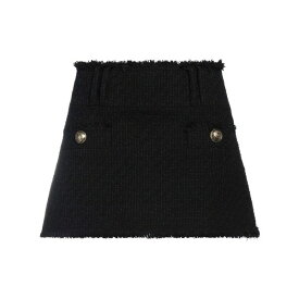 【送料無料】 バルマン レディース スカート ボトムス Mini skirts Black