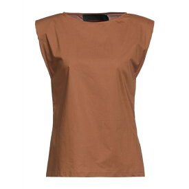 【送料無料】 コレクション プリヴェ レディース カットソー トップス Tops Brown