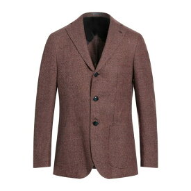 BARBA Napoli バルバナポリ ジャケット＆ブルゾン アウター メンズ Suit jackets Brick red