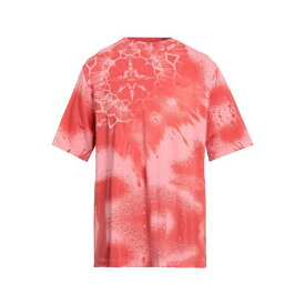 MARCELO BURLON マルセロバーロン Tシャツ トップス メンズ T-shirts Tomato red