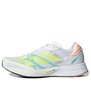 adidas �A�f�B�_�X ���f�B�[�X �X�j�[�J�[ �y(WMNS) adidas Adizero Adios 6 'White Pulse Lime' GY0910�z �T�C�Y US_6(23.0cm)