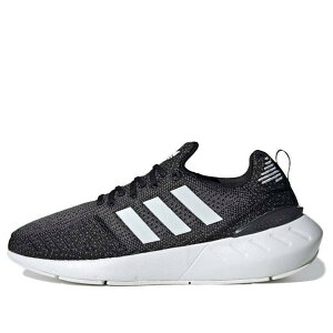 adidas �A�f�B�_�X ���f�B�[�X �X�j�[�J�[ �y(WMNS) adidas Swift Run 22 'Black White' GV7971�z �T�C�Y US_7(24.0cm)