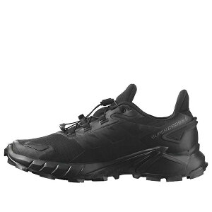 SALOMON �T������ ���f�B�[�X �X�j�[�J�[ �y(WMNS) SALOMON Supercross 4 'All Black' 417339�z �T�C�Y US_7.5(24.5cm)