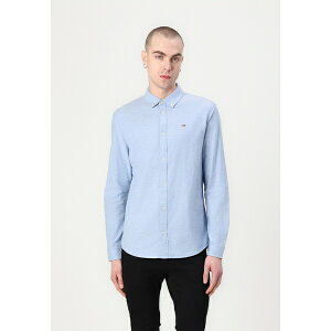 g~[qtBK[ Y T_ V[Y SLIM STRETCH OXFORD SHIRT - Shirt - blue