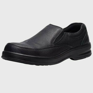 ApC XCX Y hXV[Y V[Y Men's Arbete Work Shoes Slip Resistant Real Leather Slip-On Loafers Black
